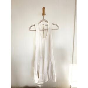 ARCHIVE True Y2K Derlin Ivory Bodycon Dress - Stretch Tech Fabric - XS/S